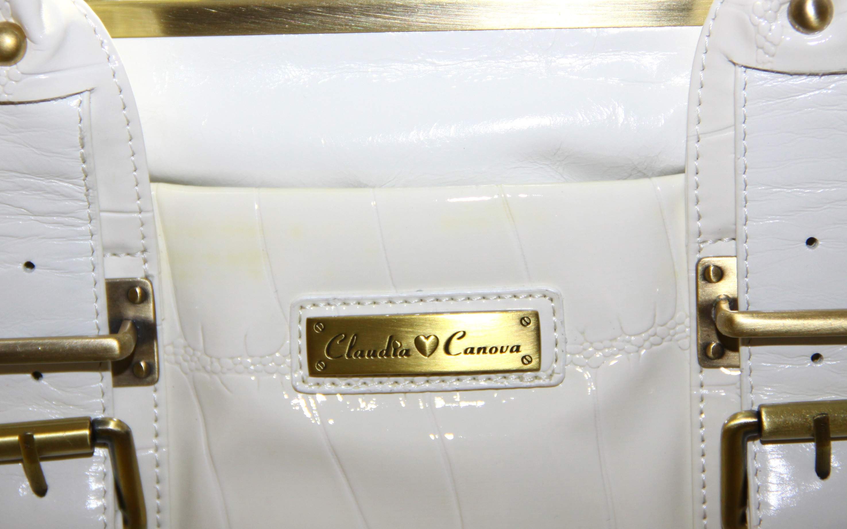 claudia canova white bag