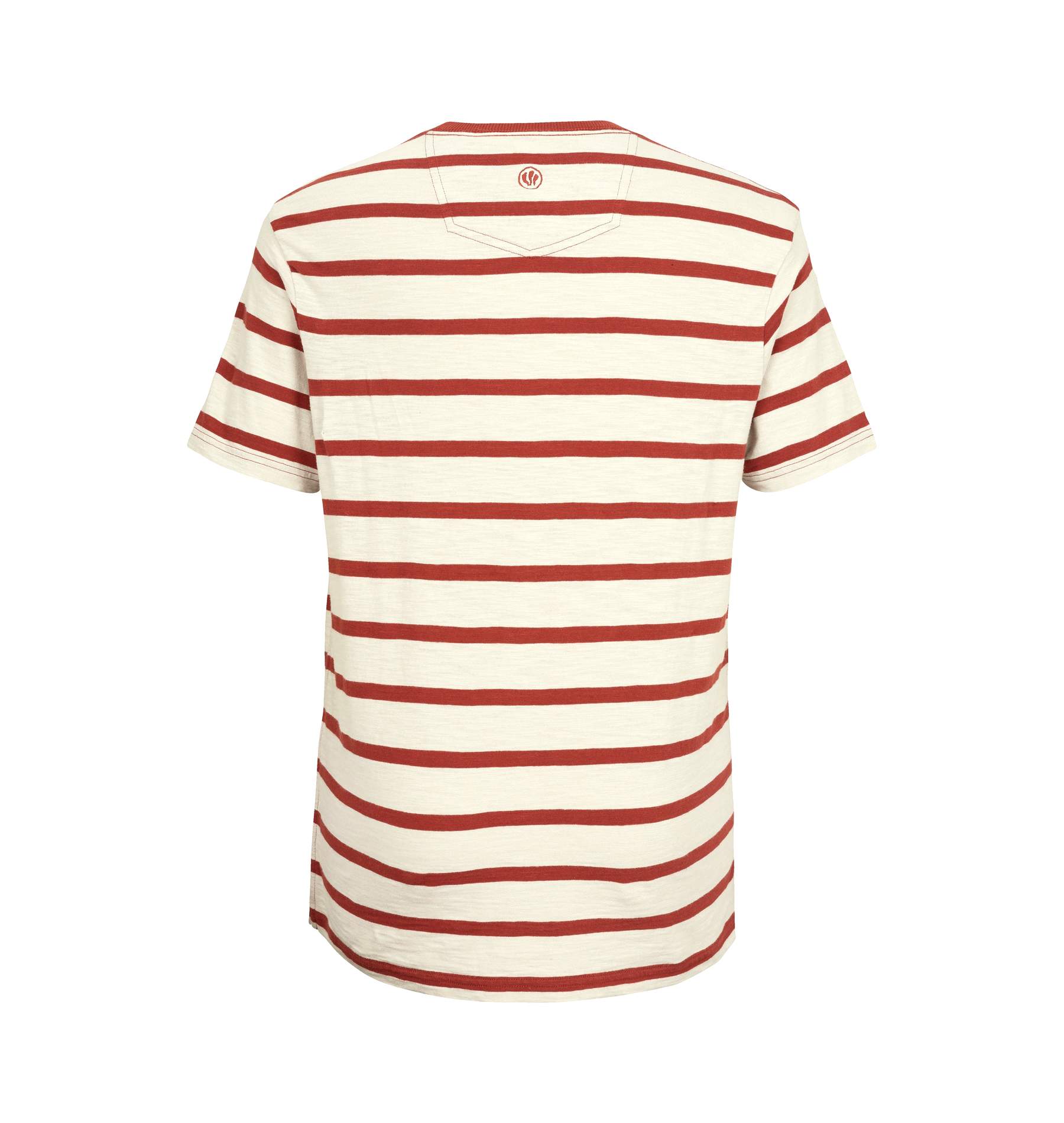 Fatface Mens Redwood Red Contrast Ringer Stripe Tee T-Shirt [922479 ...