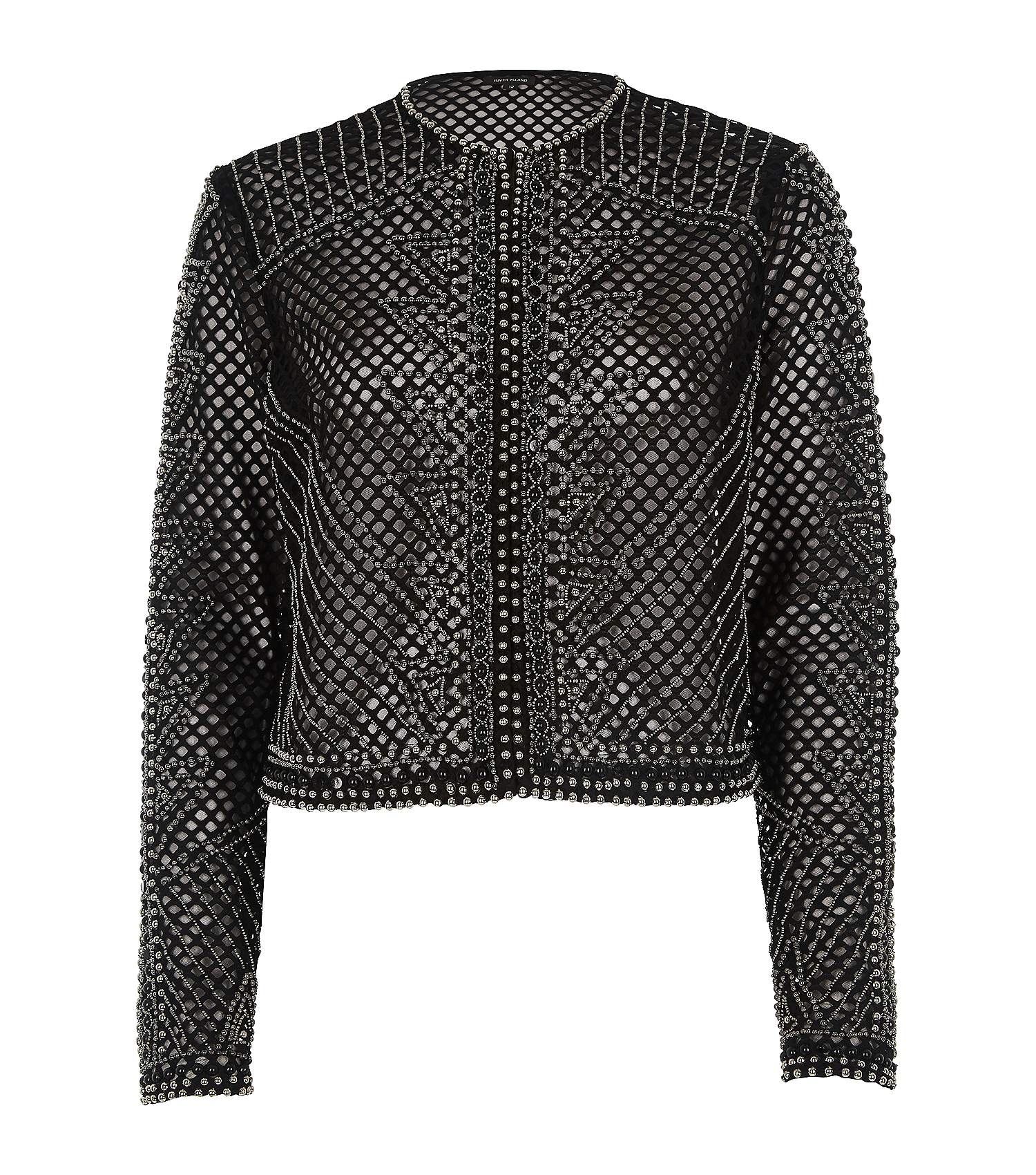 womens black bolero jacket