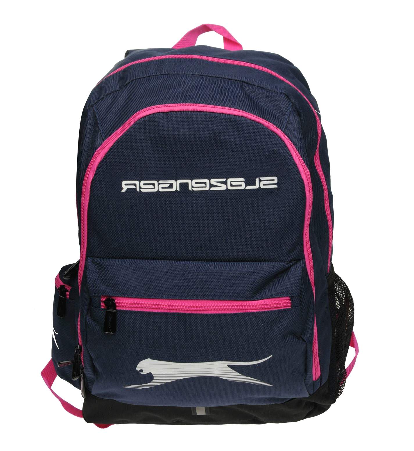 blue pink backpack