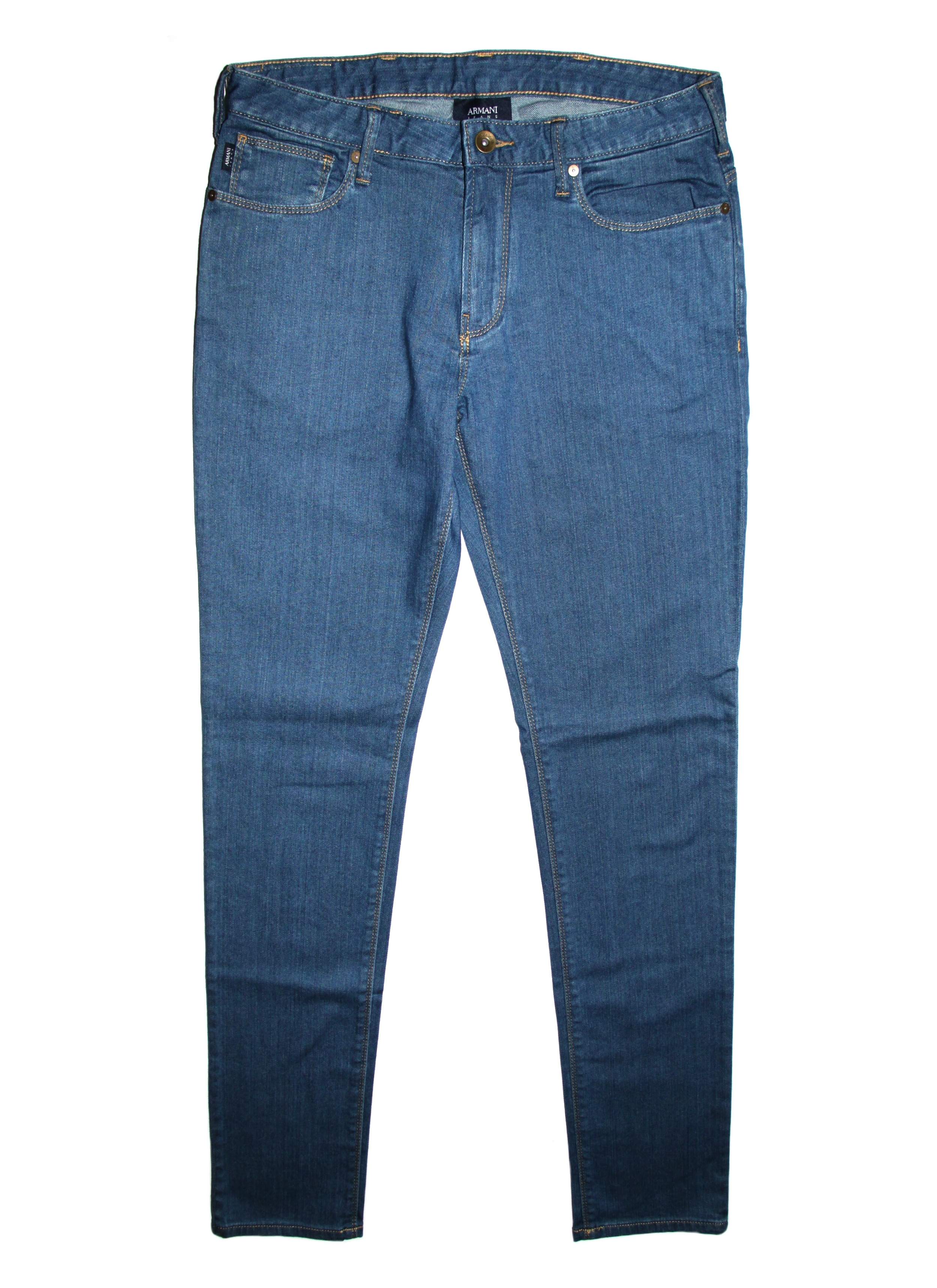 armani jeans j06 slim fit jeans indigo blue