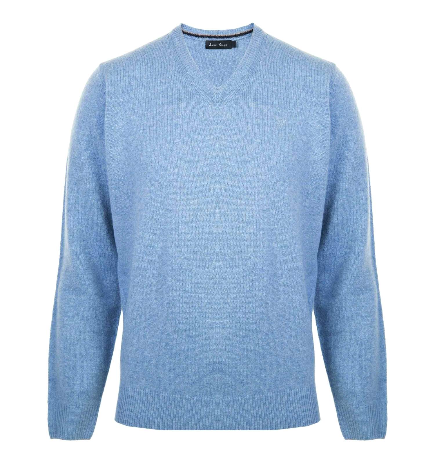 men's v neck lambswool jumper