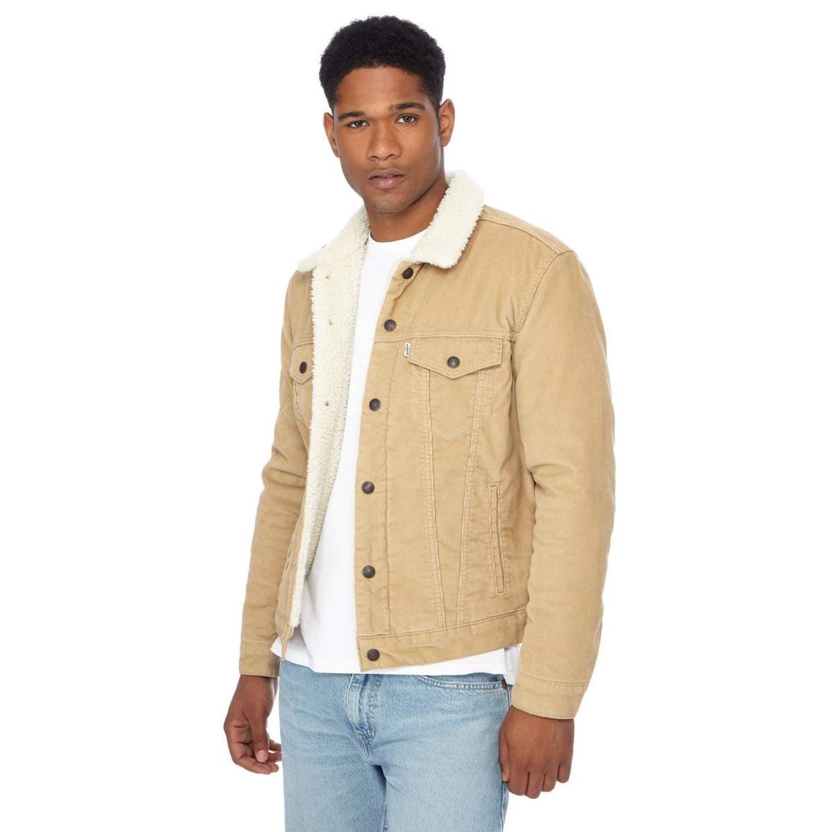 Levi's - Large Mens Corduroy Sherpa Jacket | eBay