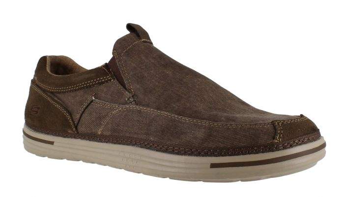 Skechers suede loafers online